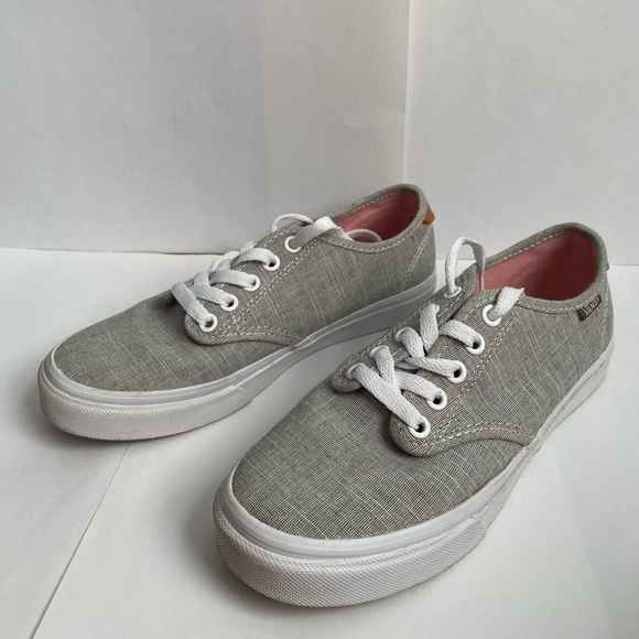 Authentic Light Grey Women Vans - Picture 2 of 7